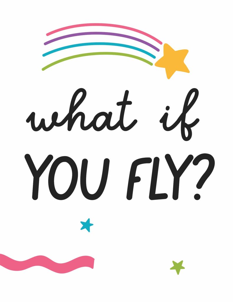 "What if you fly?" Poster preview.