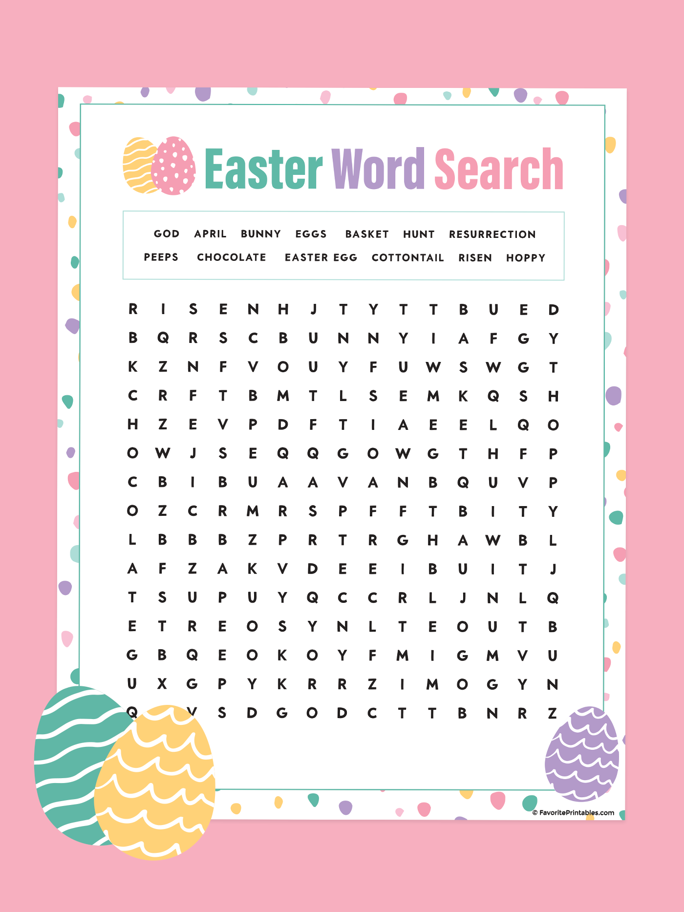 Free Printable Bathroom Word Search - Favorite Printables