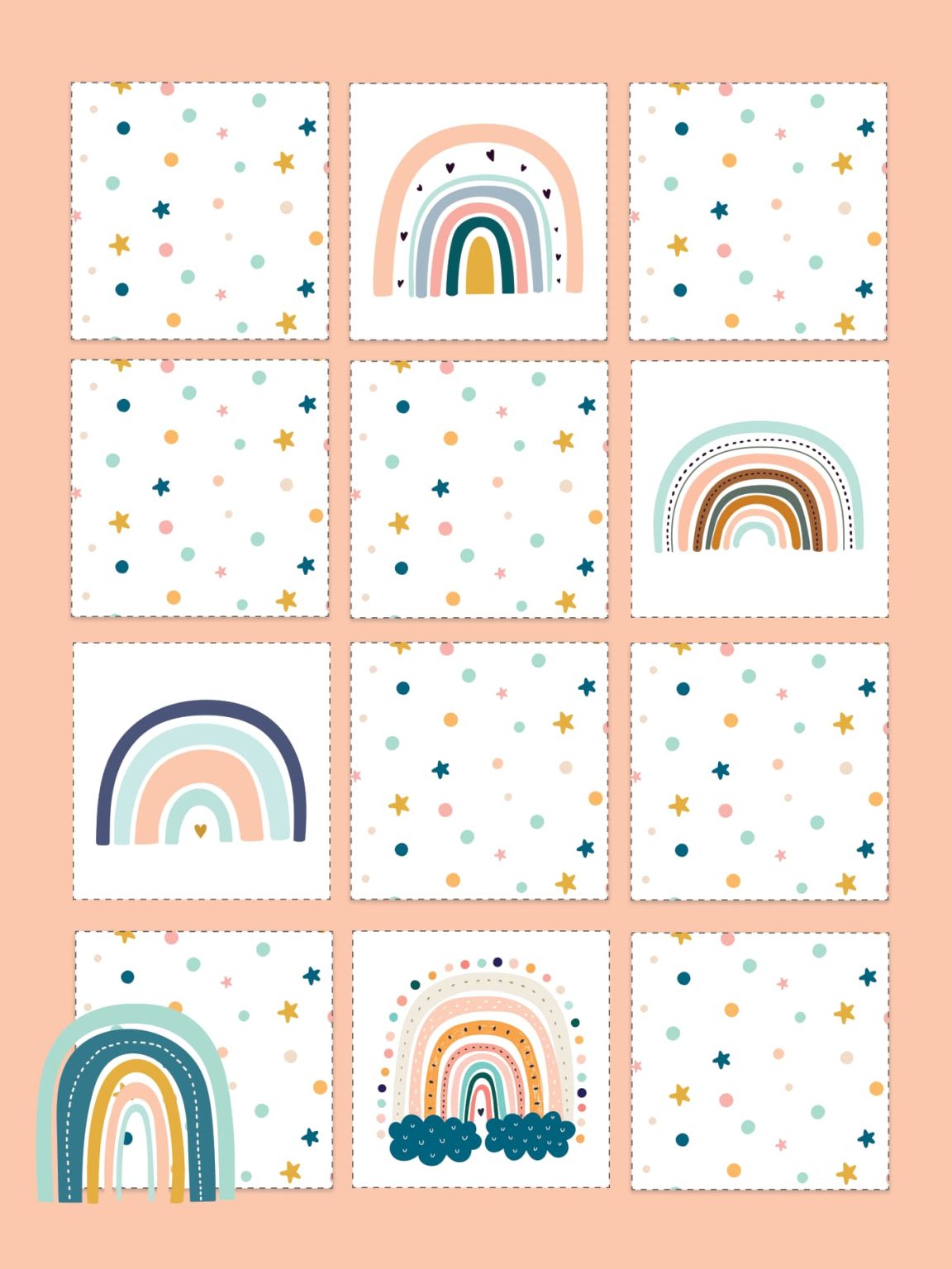 Free Printable Summer Themed Matching Game - Favorite Printables
