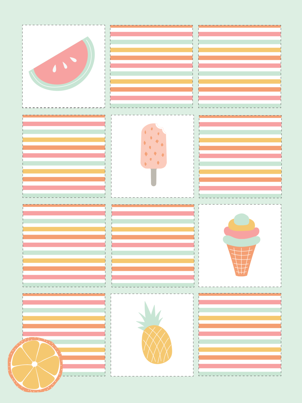 Free printable matching games - Favorite Printables