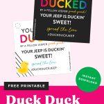 Duck duck jeep tags pin.