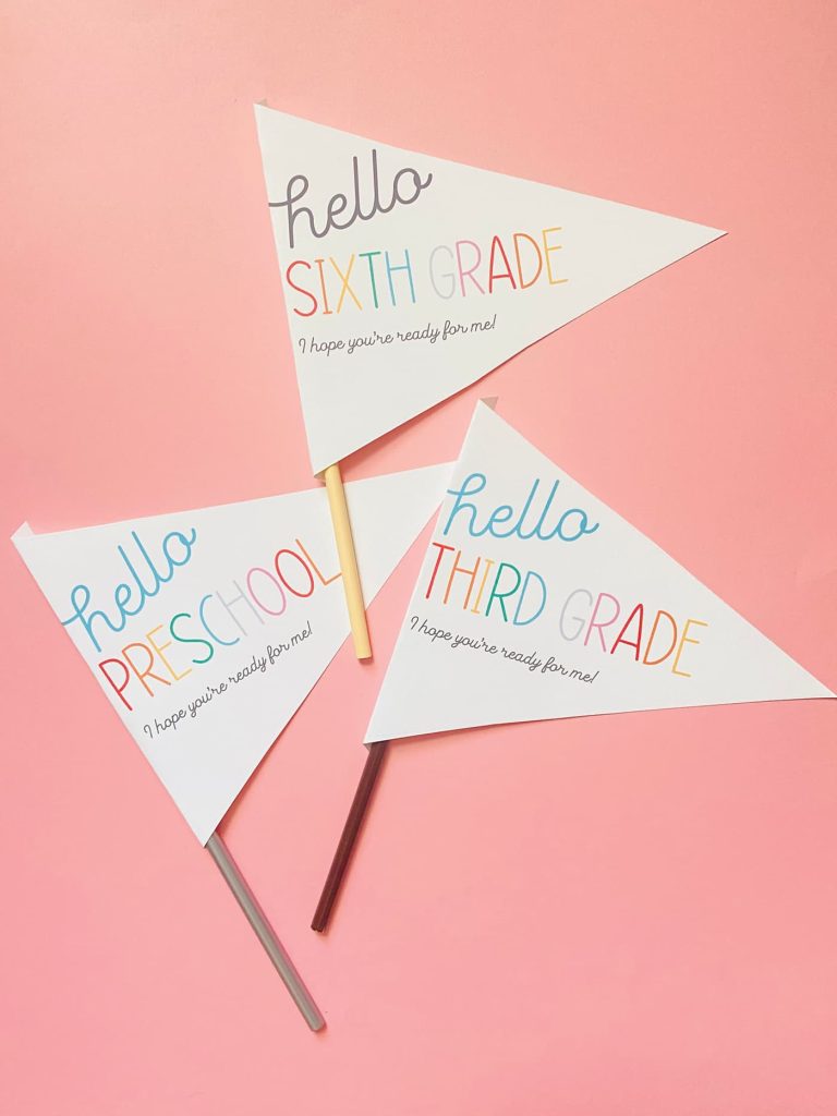 First Day of School Printable Banners