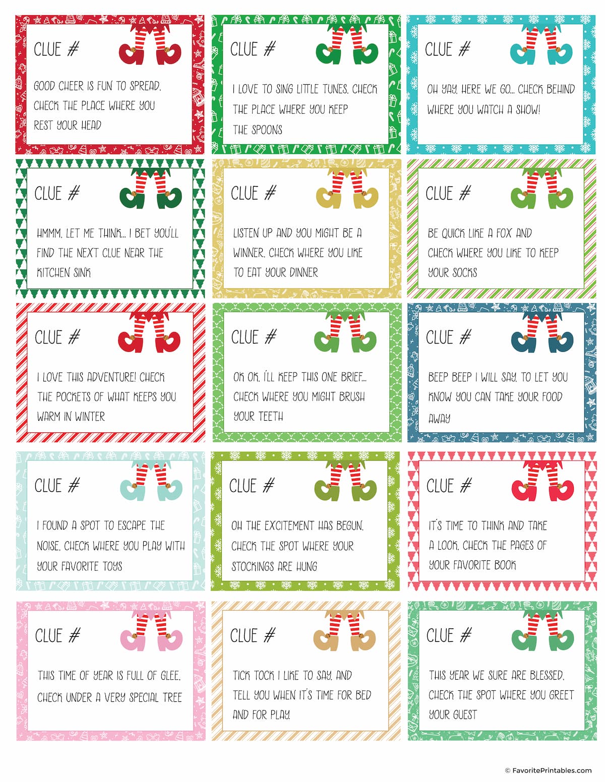 Elf On The Shelf Treasure Hunt Free Printable Fanny Printable Elf On The Shelf Treasure Hunt Free Printable Fanny Printable