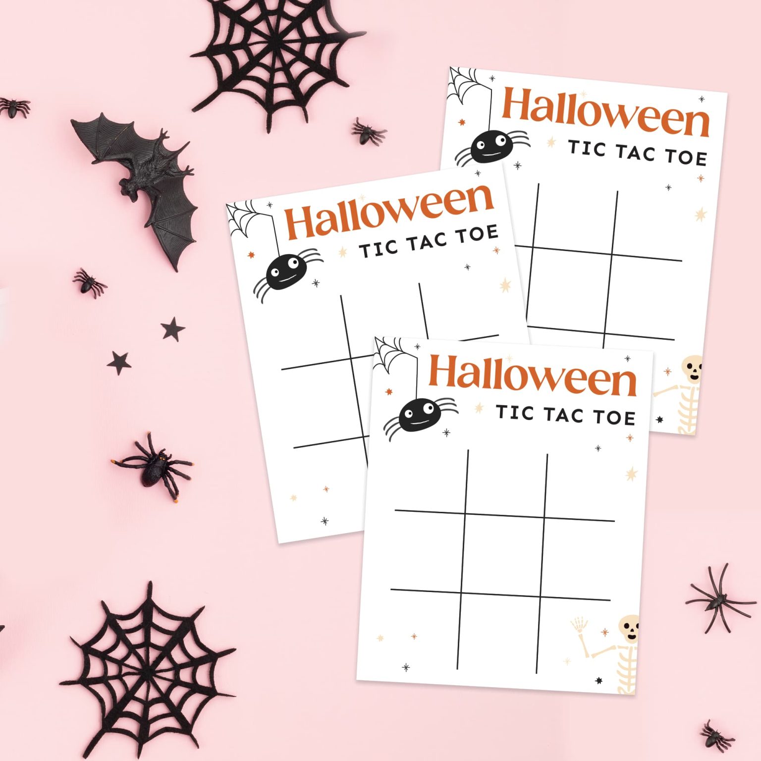 Free Printable Halloween Tic Tac Toe Game - Favorite Printables