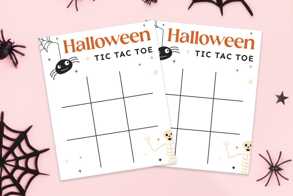 Free Printable Halloween Tic Tac Toe Game - Favorite Printables