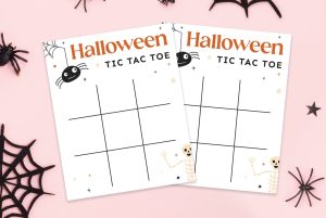 Free Printable Halloween Tic Tac Toe Game - Favorite Printables