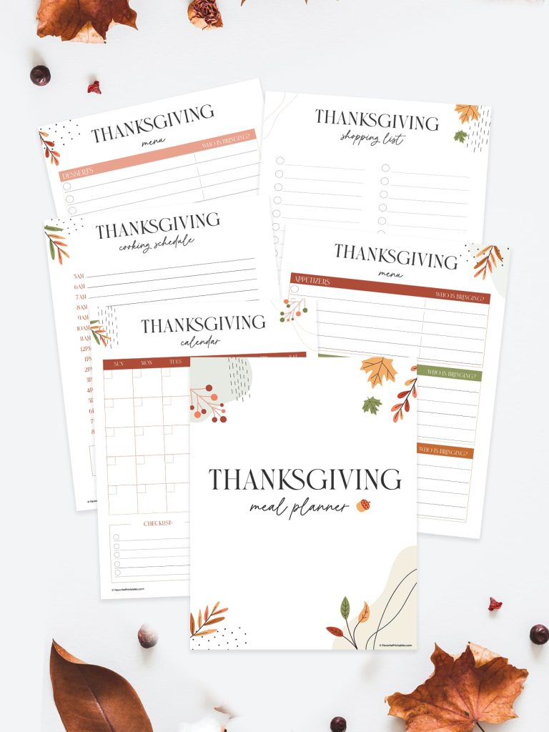 Thanksgiving Meal Planner