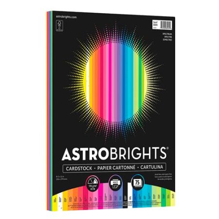 Astrobrights cardstock.