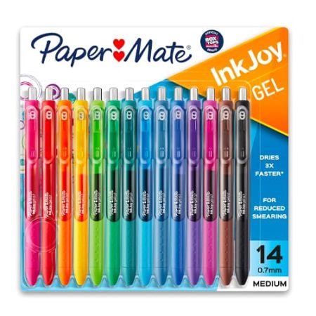 Gel pens.