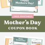 Free printable Mother's Day Coupons pin.