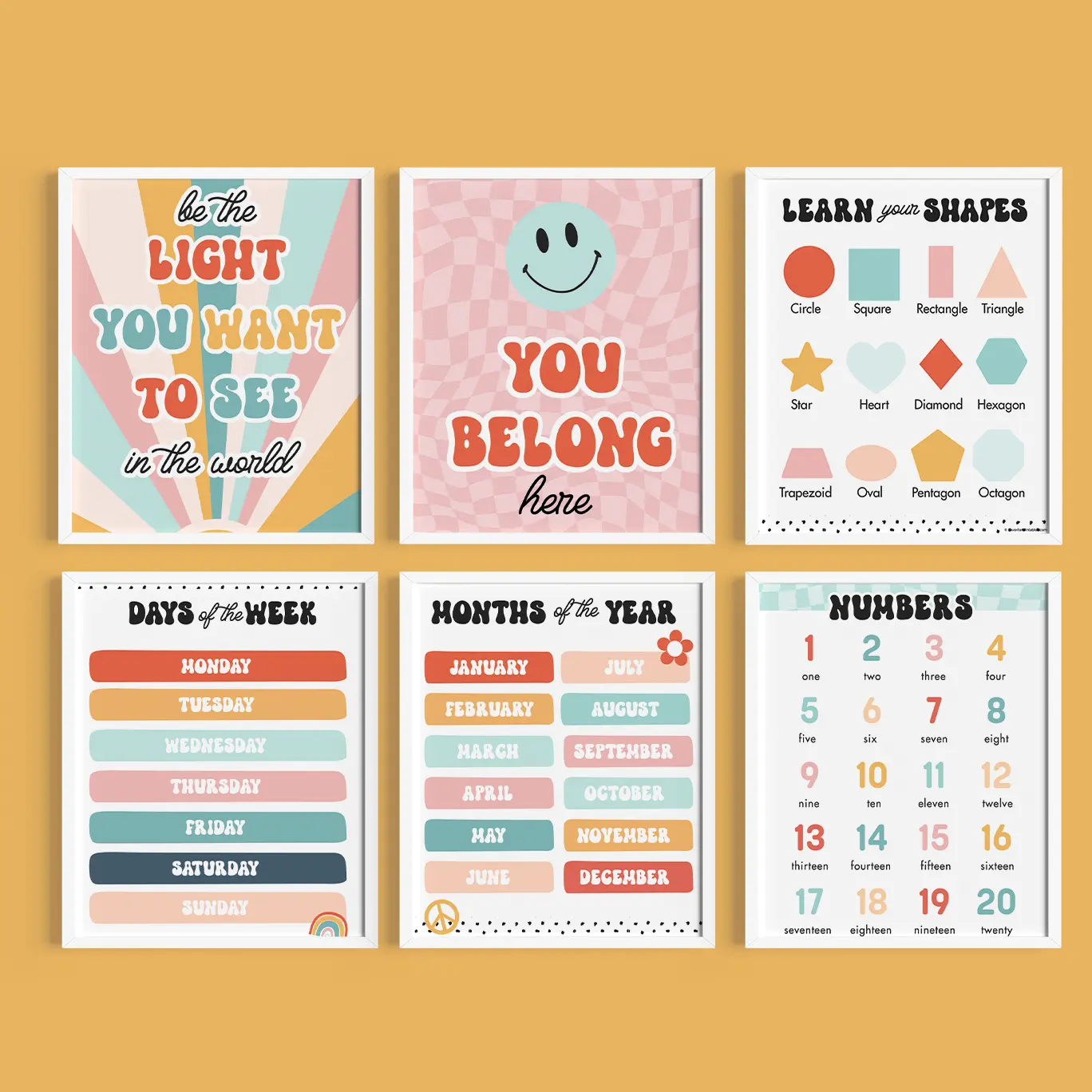 Free groovy classroom printables