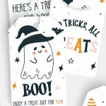 Free printable Halloween gift tags pin