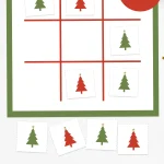 Free printable Elf On the Shelf Tic Tac Toe pin.