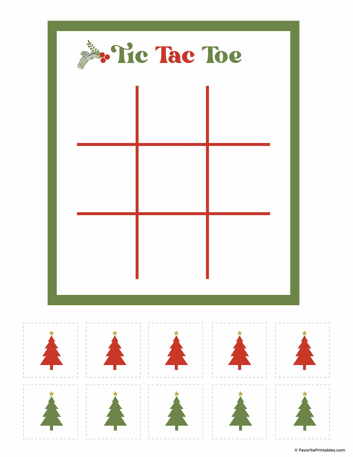 Free printable Elf On the Shelf Tic Tac Toe board.