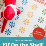 Free printable elf on the shelf twister game.