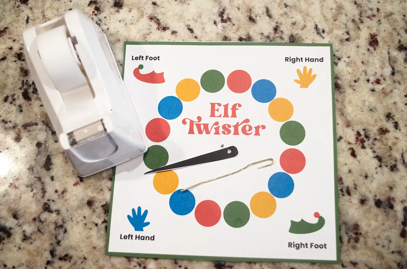 Twister spinner diy items