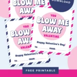 Free printable blow pop valentines cards pin.