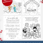 Free printable nativity coloring sheets pin.