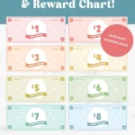 Free printable reward bucks and chart pin.