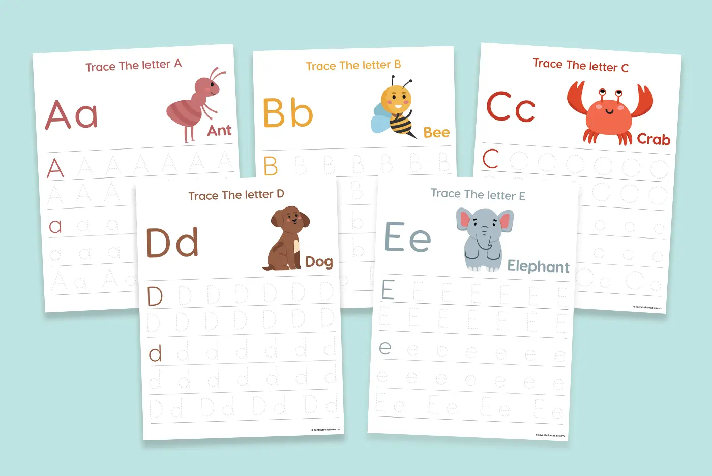 Free printable trace the letters of the alphabet.